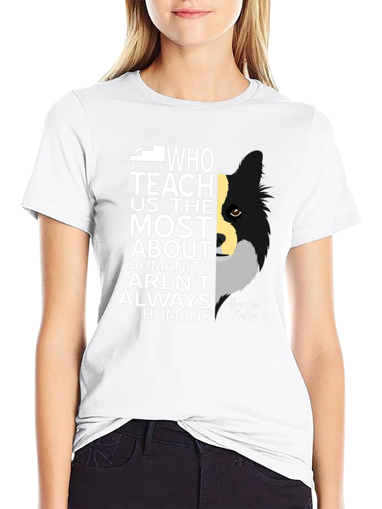 Dog Lover T-Shirt - Border Collie Design