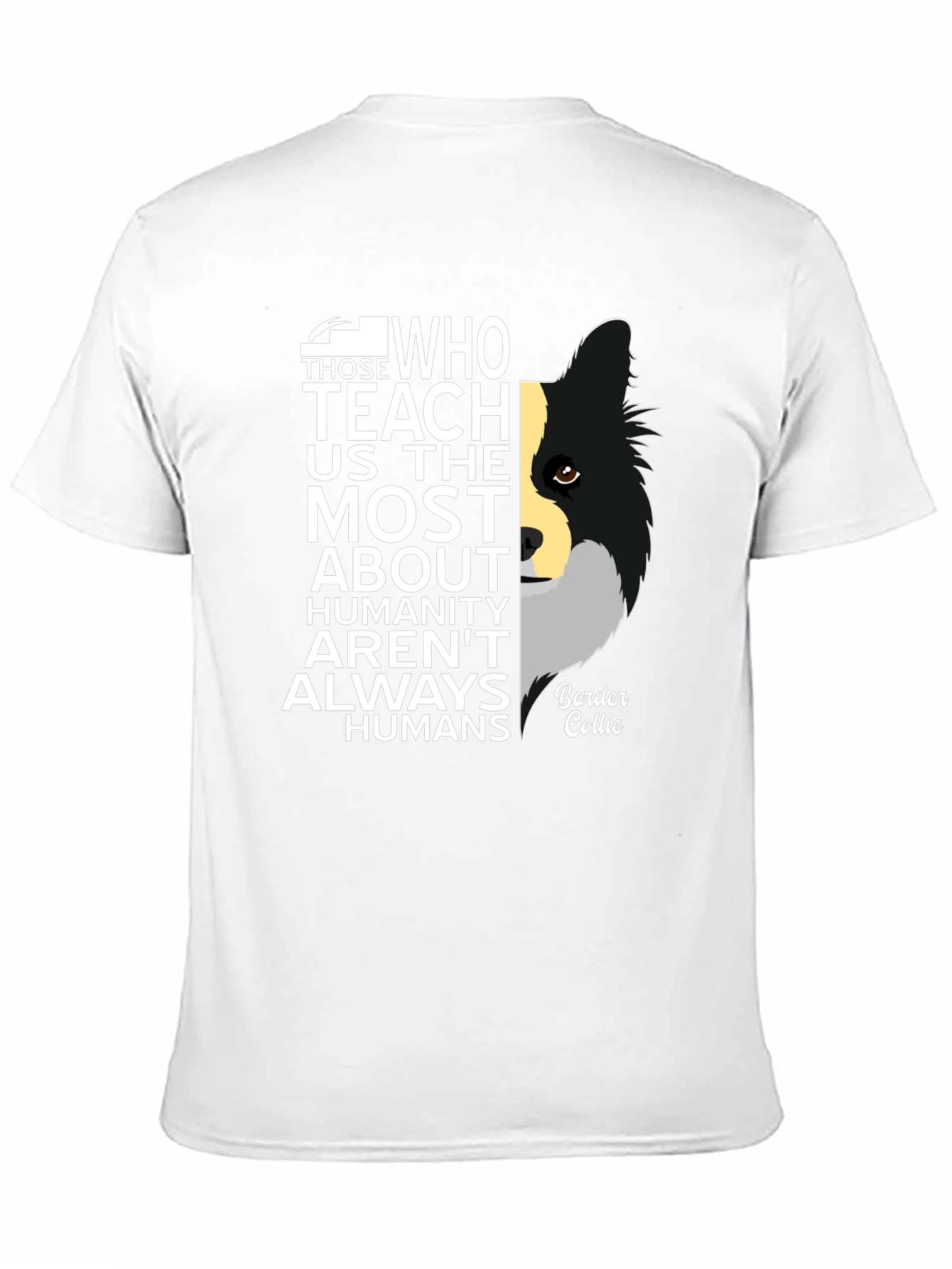 Dog Lover T-Shirt - Border Collie Design