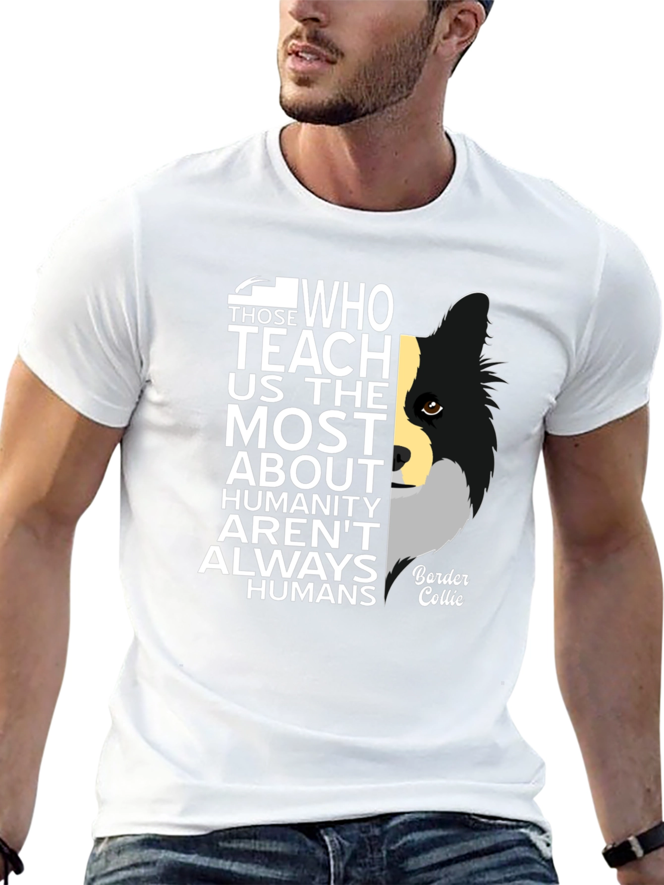 Dog Lover T-Shirt - Border Collie Design