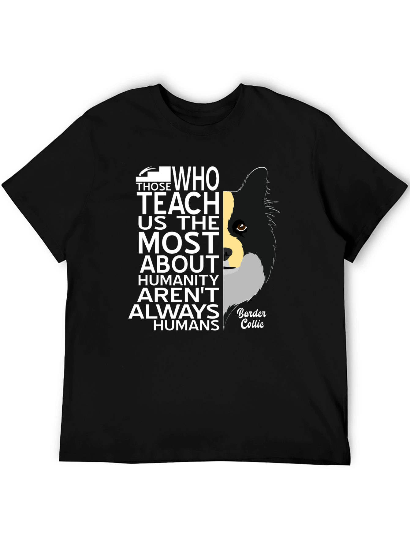 Dog Lover T-Shirt - Border Collie Design