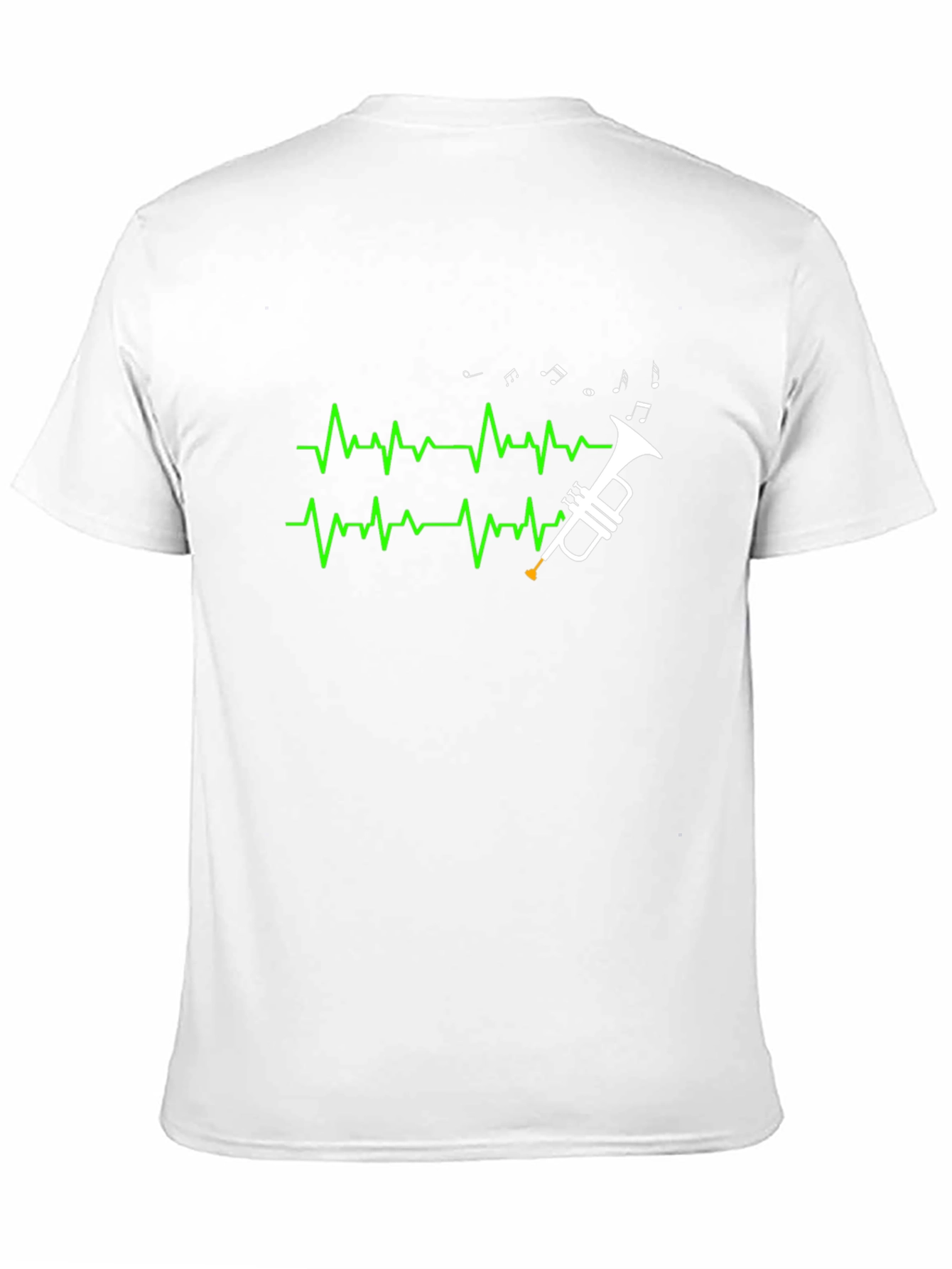 Trumpet Heartbeat T-Shirt - Musician Tee