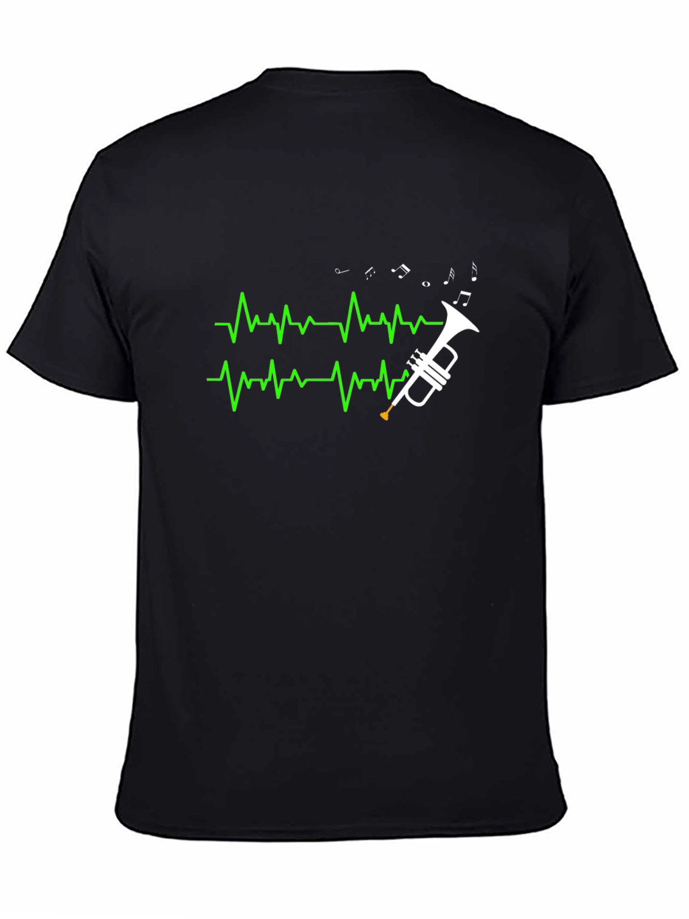 Trumpet Heartbeat T-Shirt - Musician Tee