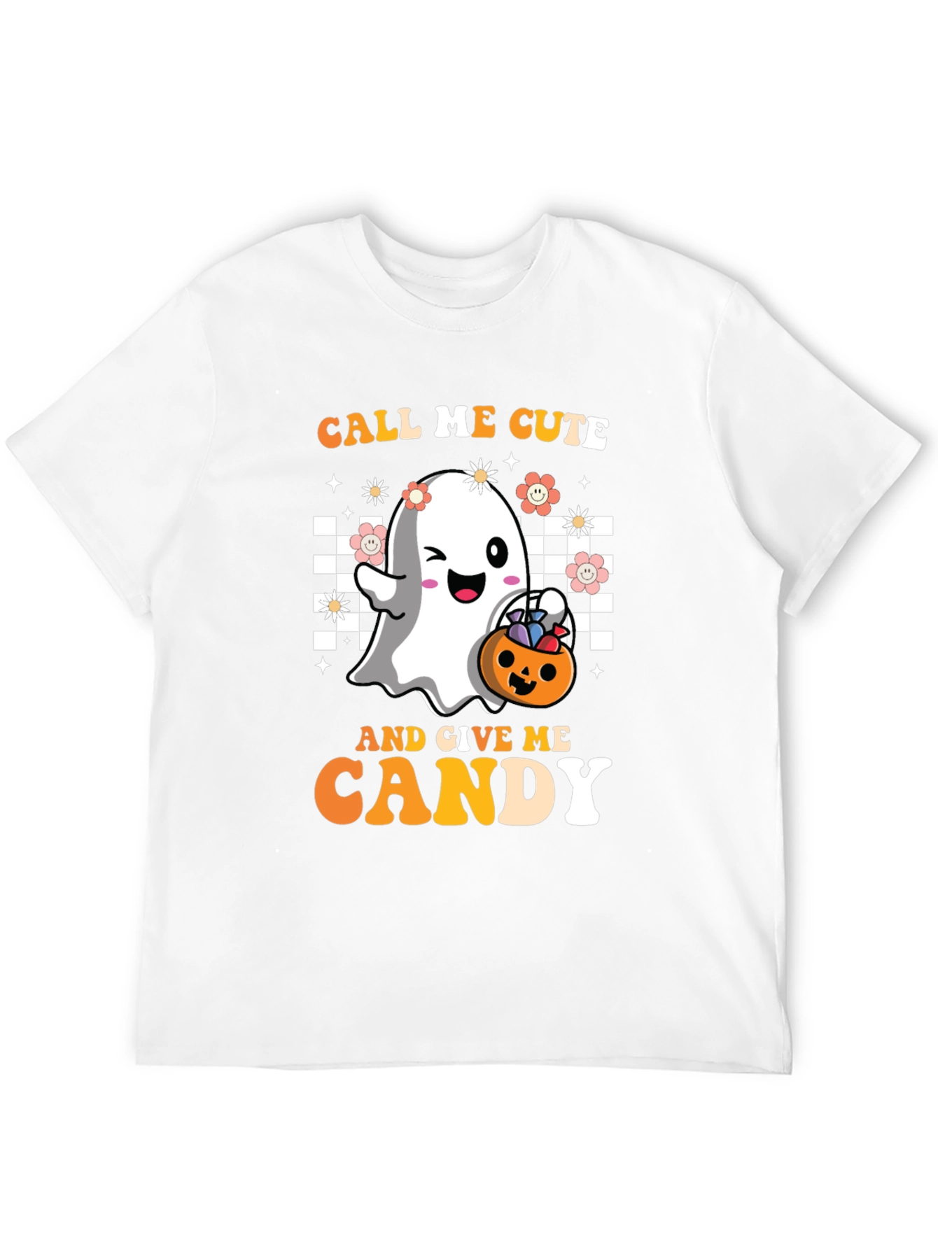 Call Me Cute Halloween Ghost T-Shirt
