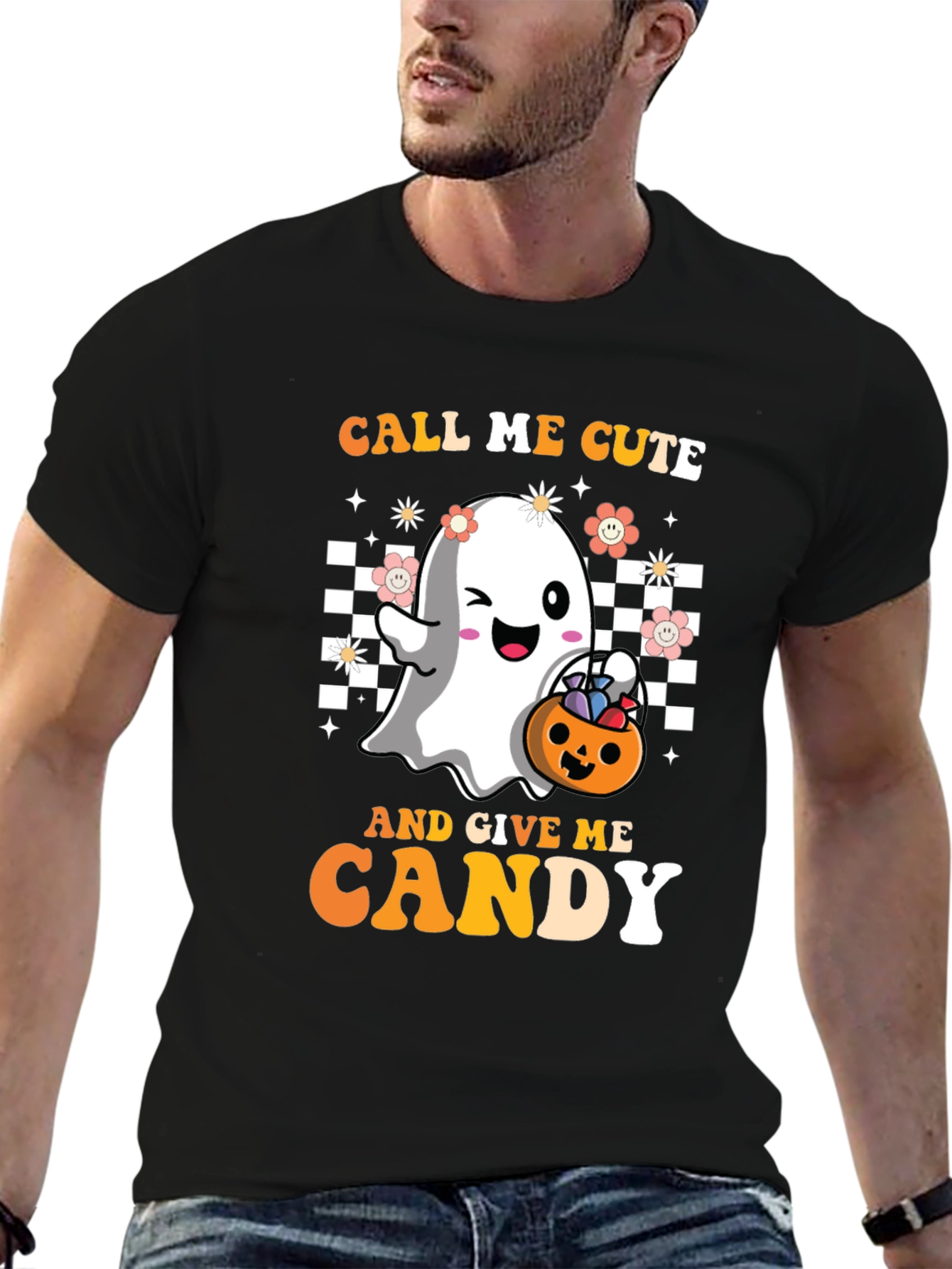 Call Me Cute Halloween Ghost T-Shirt