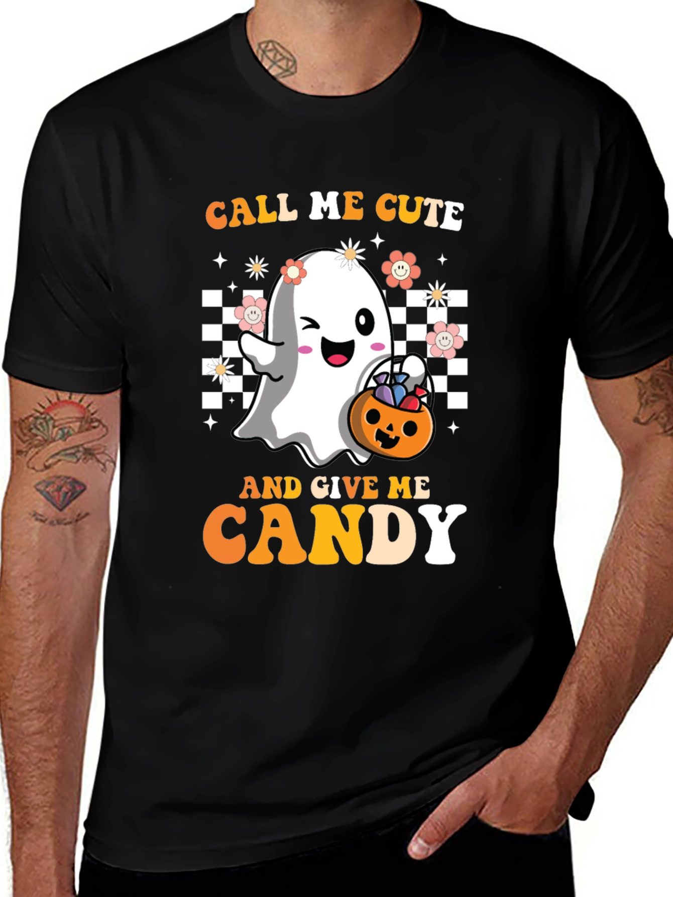 Call Me Cute Halloween Ghost T-Shirt