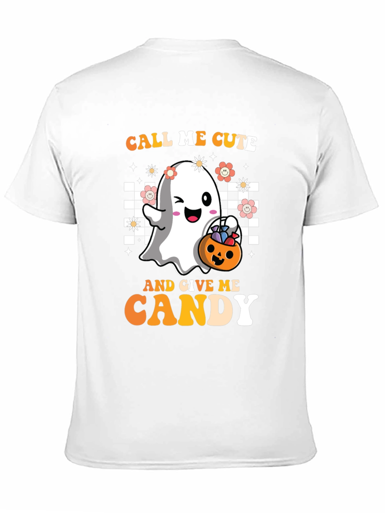 Call Me Cute Halloween Ghost T-Shirt