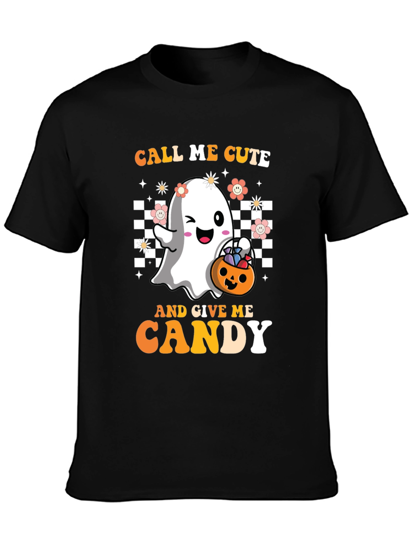 Call Me Cute Halloween Ghost T-Shirt