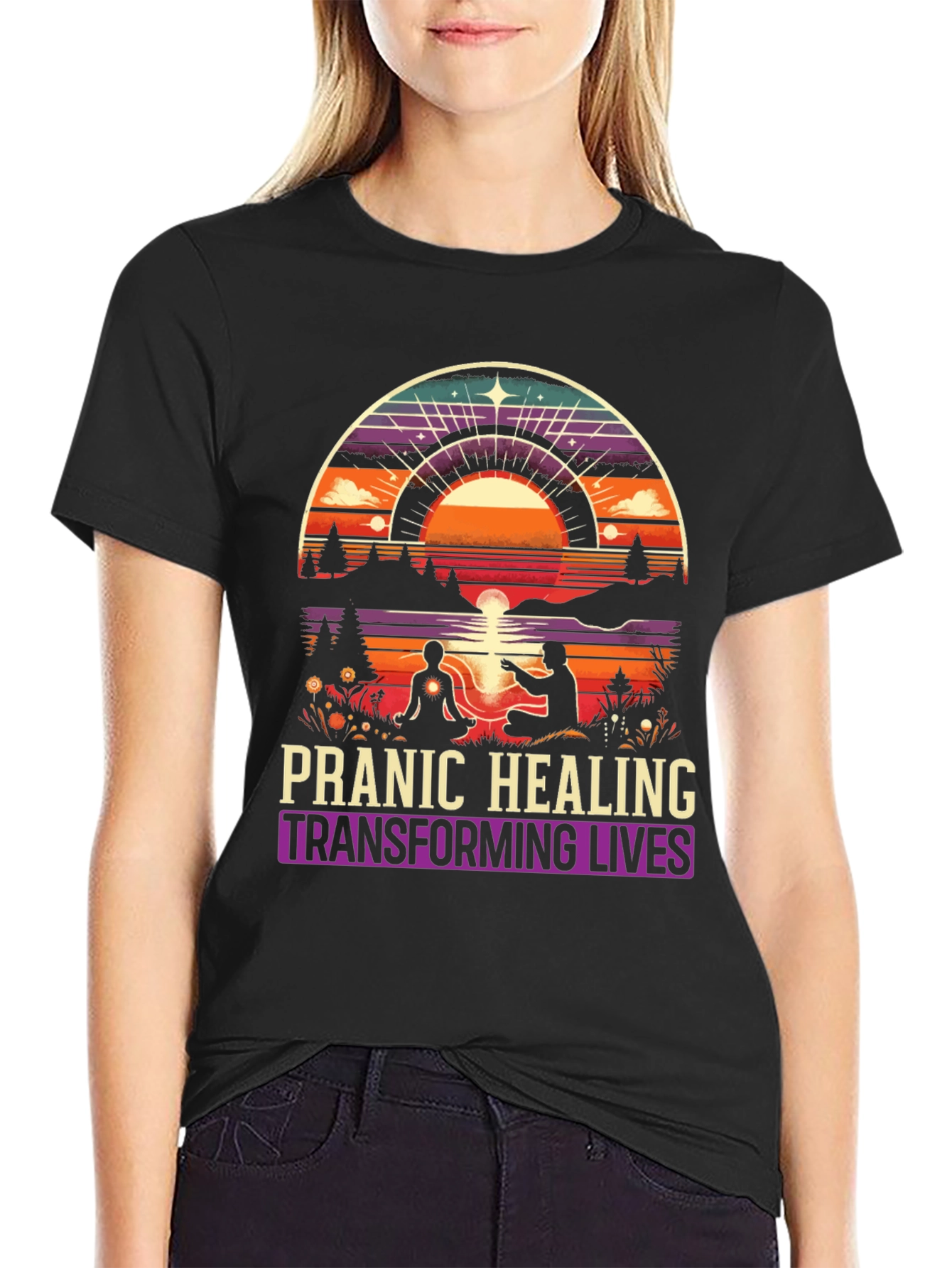 Pranic Healing Tee - Transform Lives
