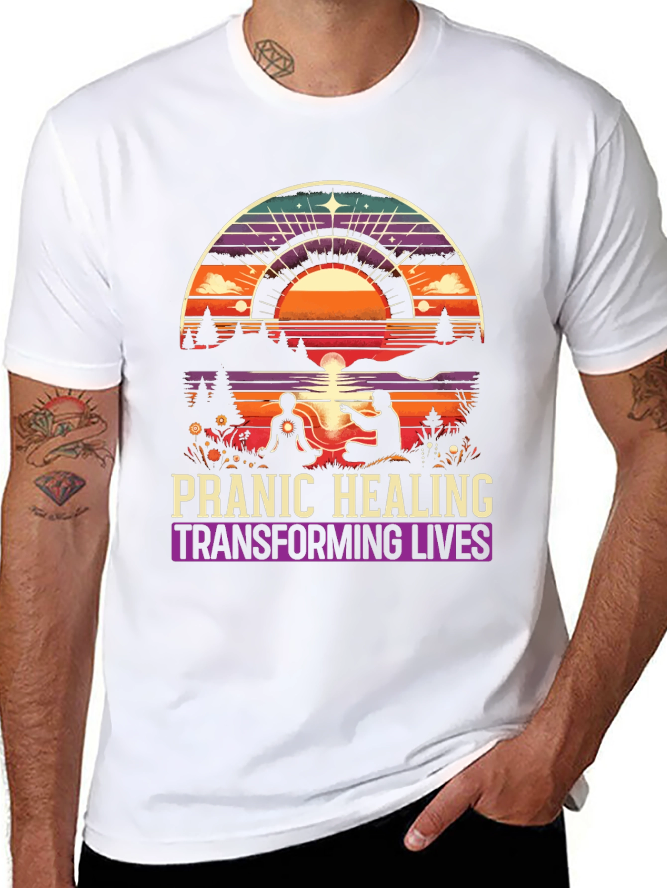 Pranic Healing Tee - Transform Lives