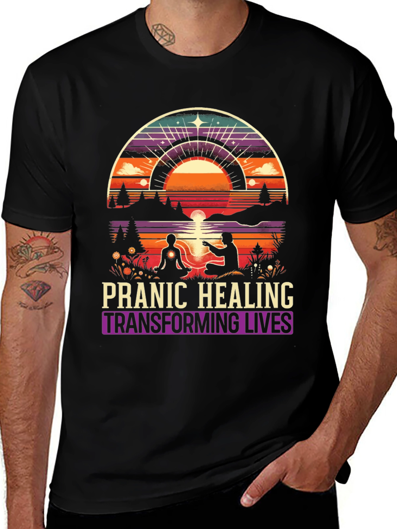 Pranic Healing Tee - Transform Lives