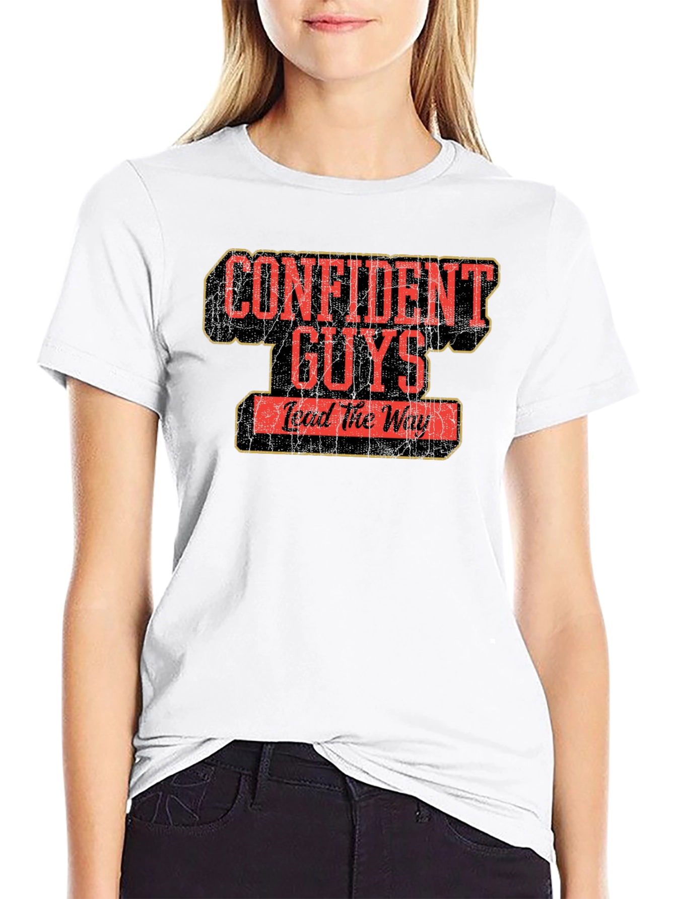 Confident Guys Graphic T-Shirt - Lead the Way