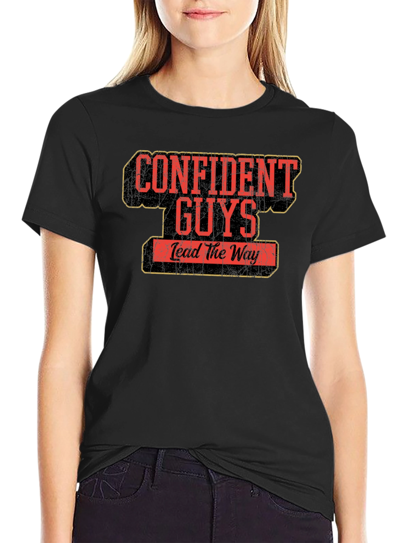 Confident Guys Graphic T-Shirt - Lead the Way