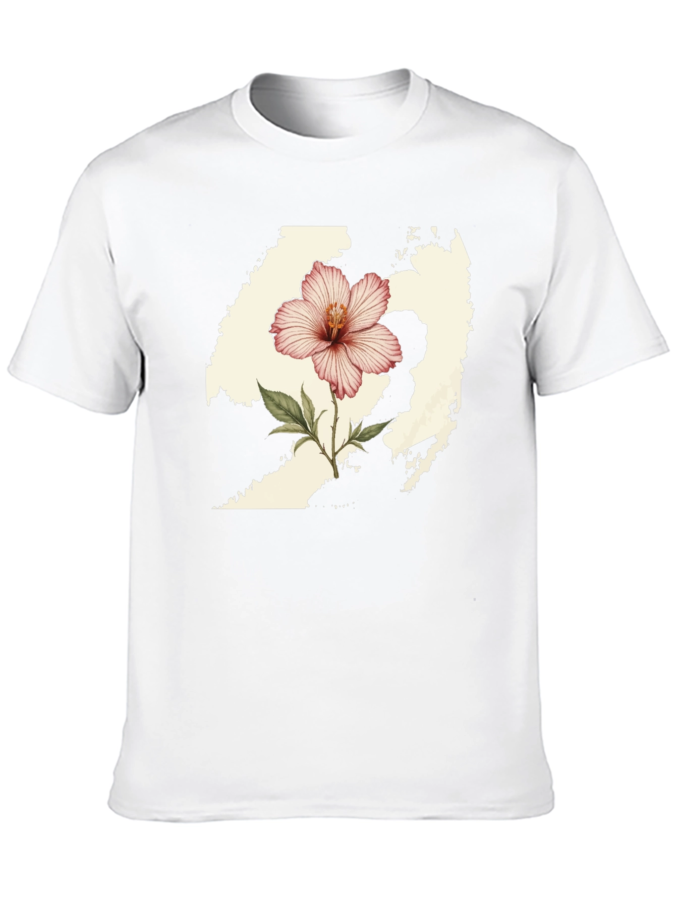 Hibiscus State Graphic Tee - Stylish Comfort