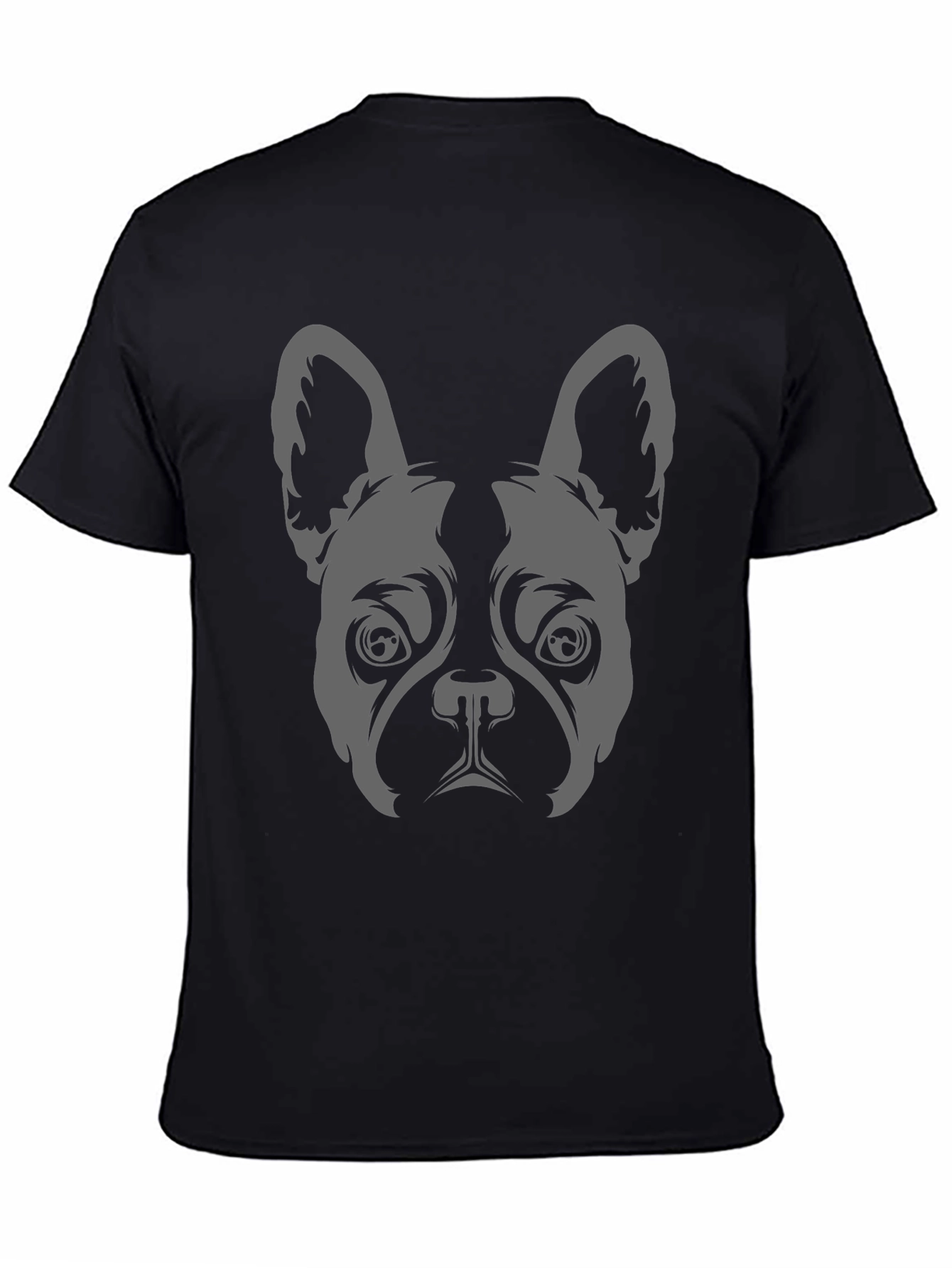 French Bulldog Graphic Tee - Black