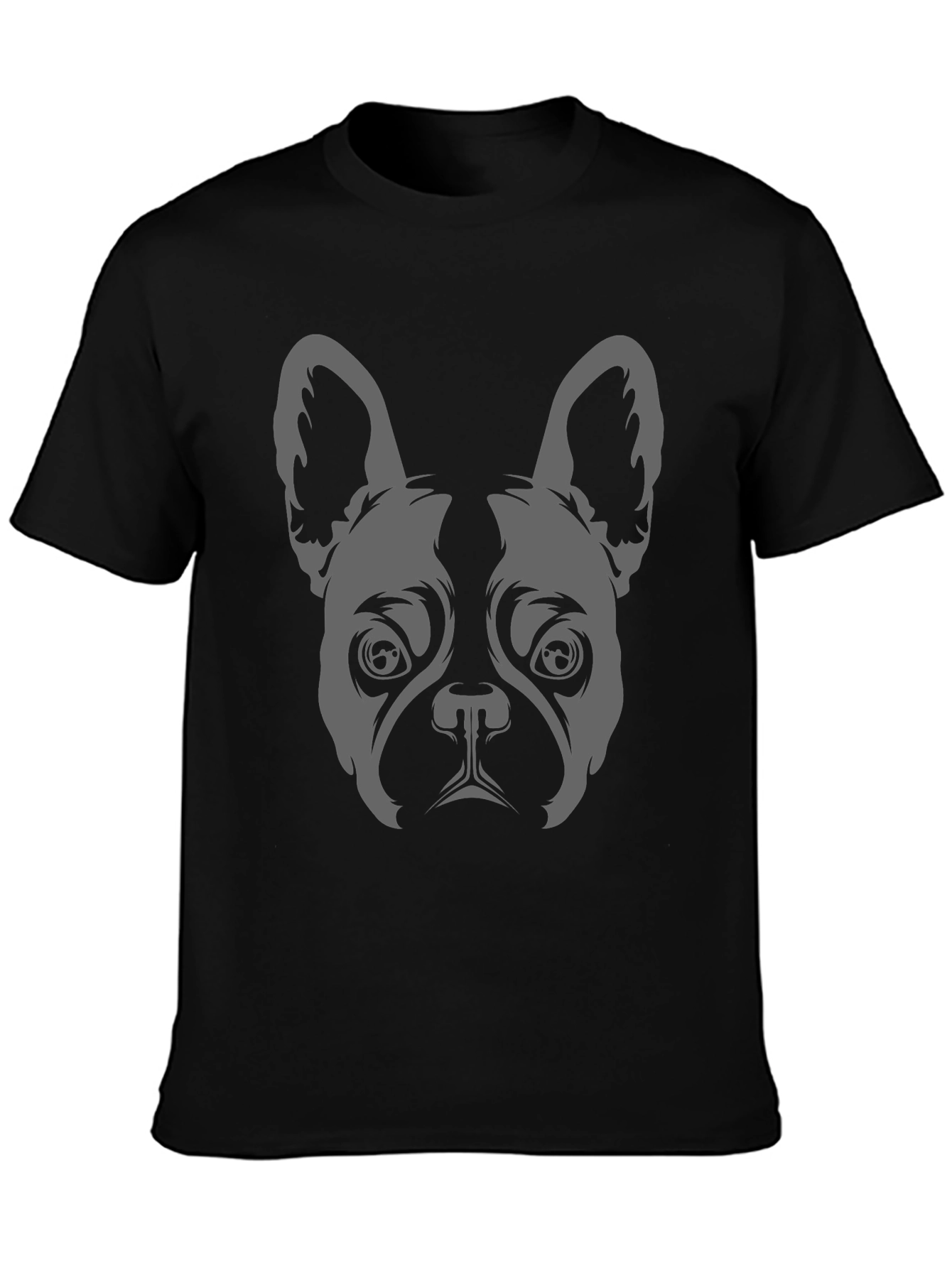 French Bulldog Graphic Tee - Black