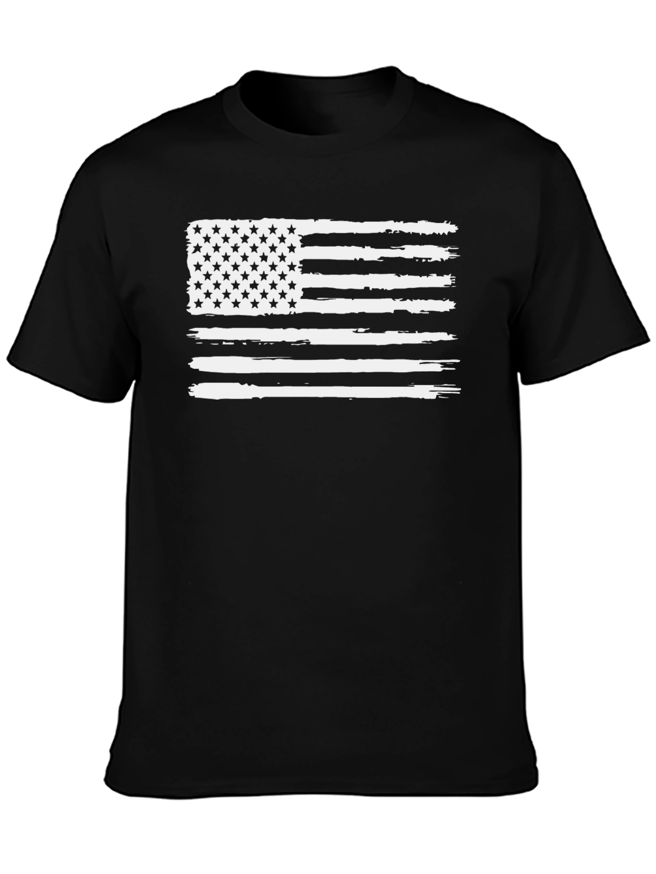 Distressed USA Flag Graphic T-Shirt