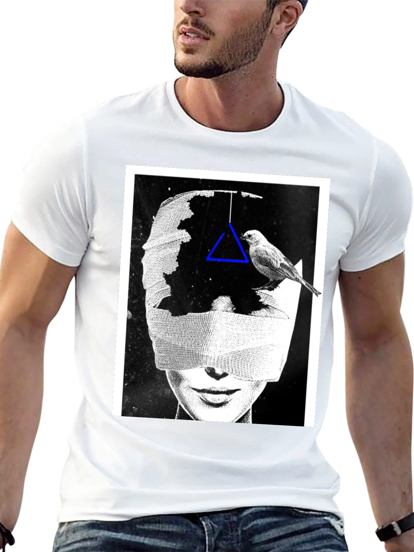 Abstract Graphic Print T-Shirt