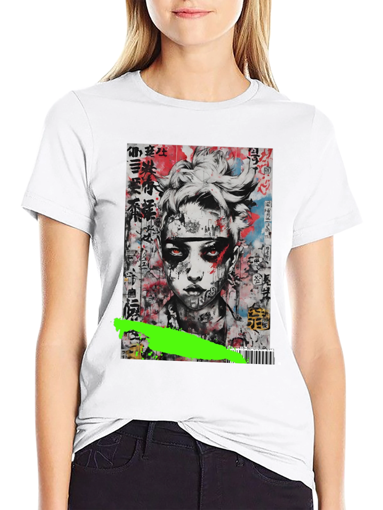 Edgy Urban Art Graphic T-Shirt