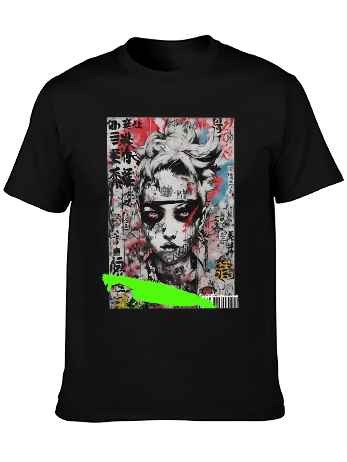Edgy Urban Art Graphic T-Shirt