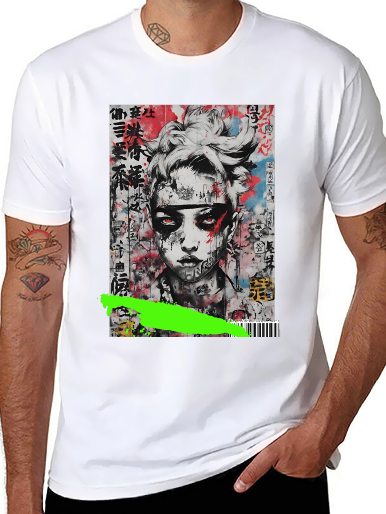 Edgy Urban Art Graphic T-Shirt
