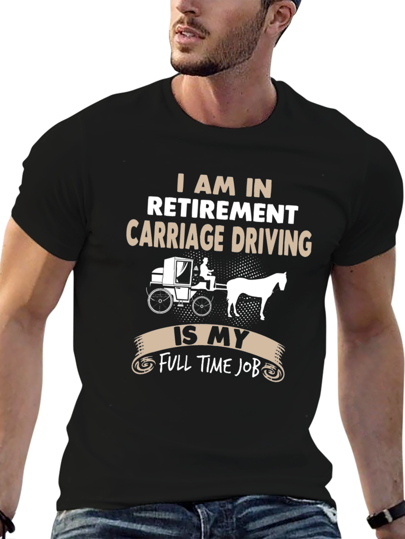 Retirement Carriage Driving T-Shirt
