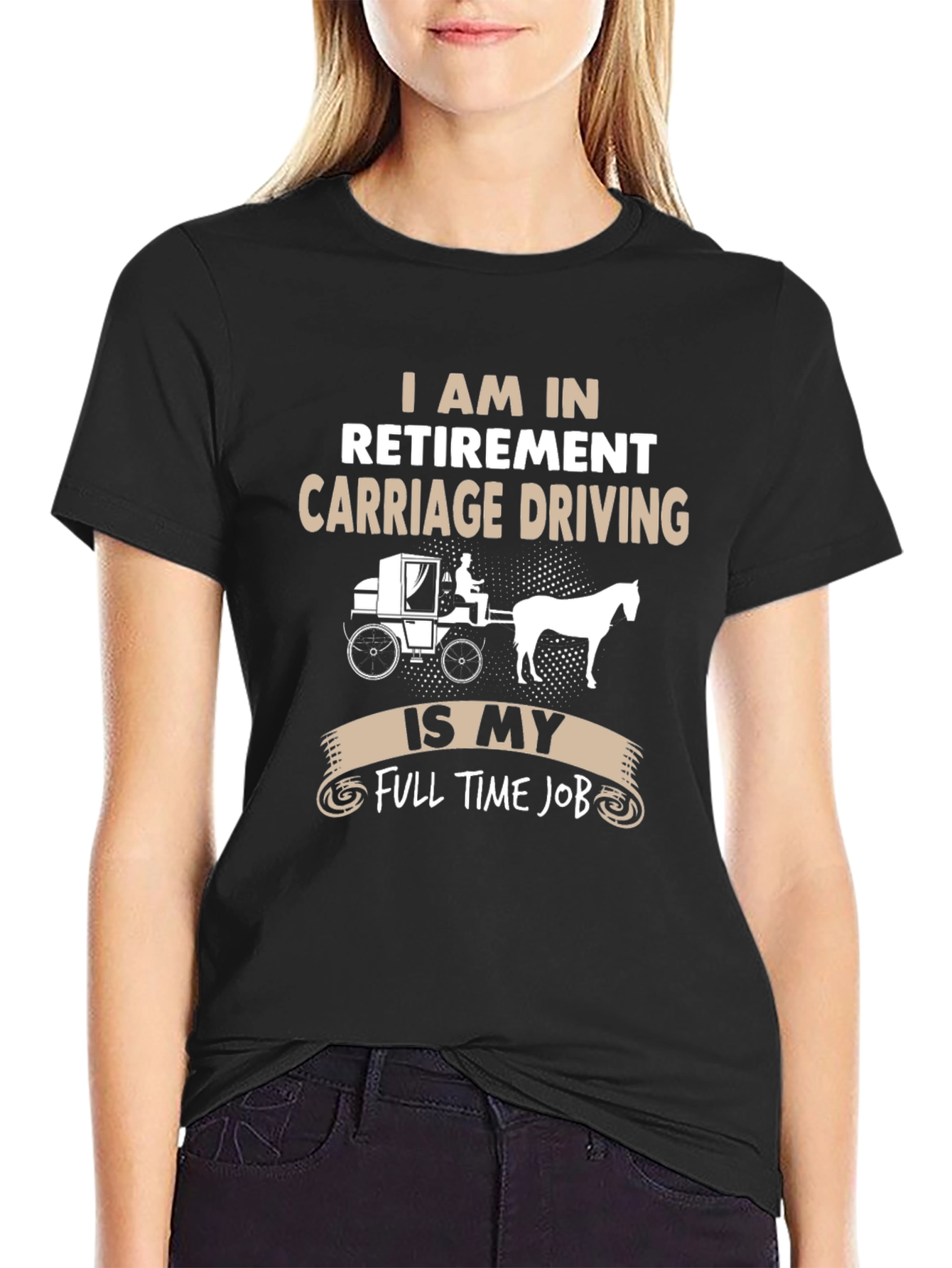 Retirement Carriage Driving T-Shirt