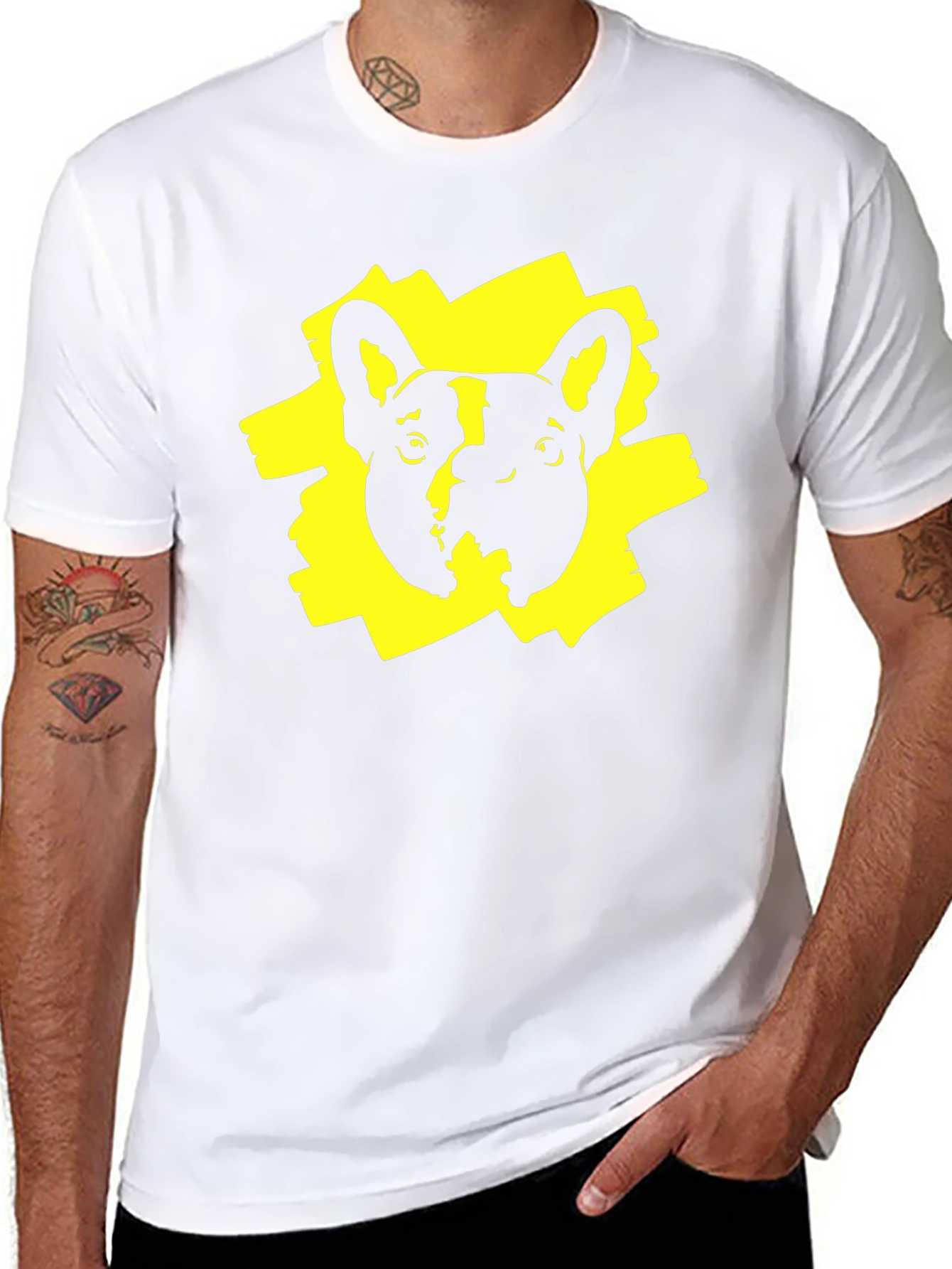 Cool Bulldog Graphic Tee