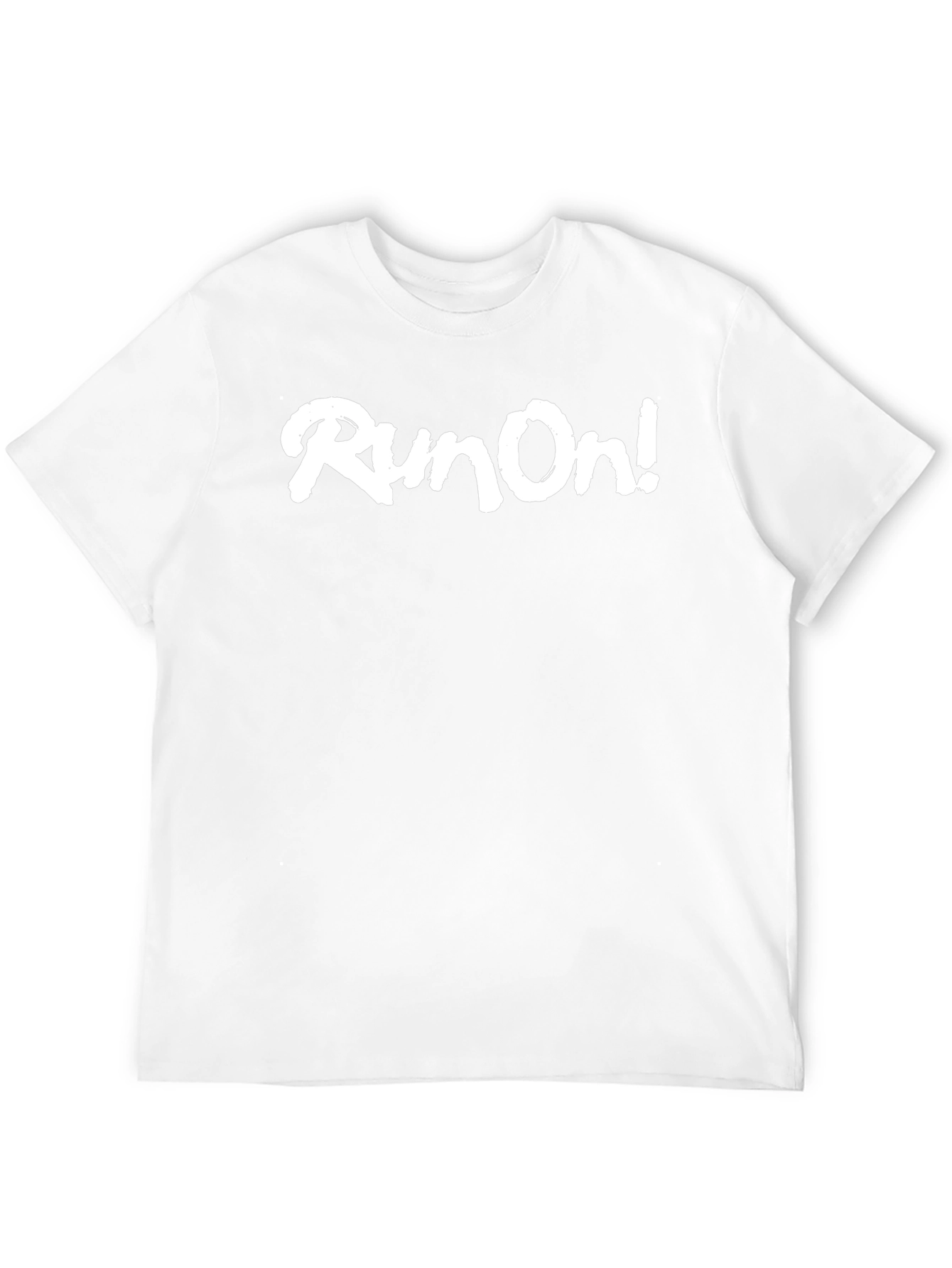 Run On! Black Graphic Tee - Casual Wear