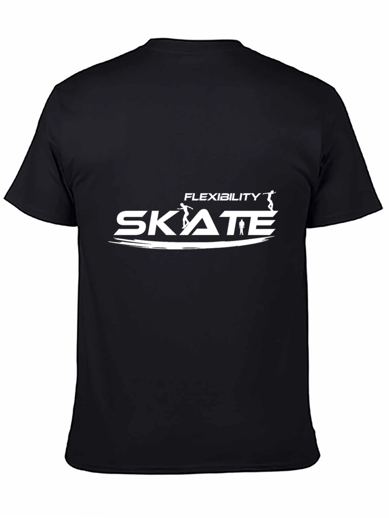 Skate Flexibility Graphic Tee - Black