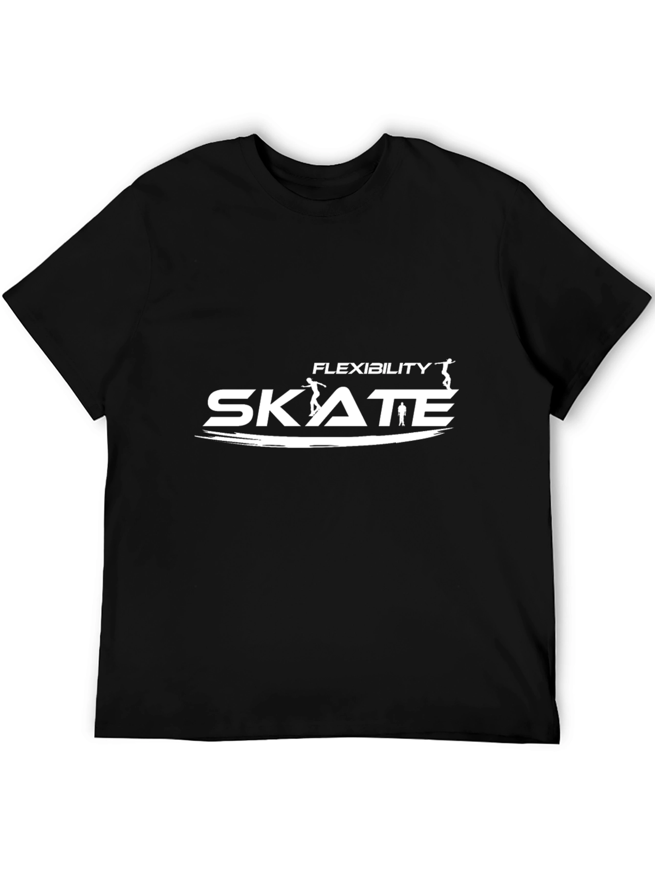Skate Flexibility Graphic Tee - Black