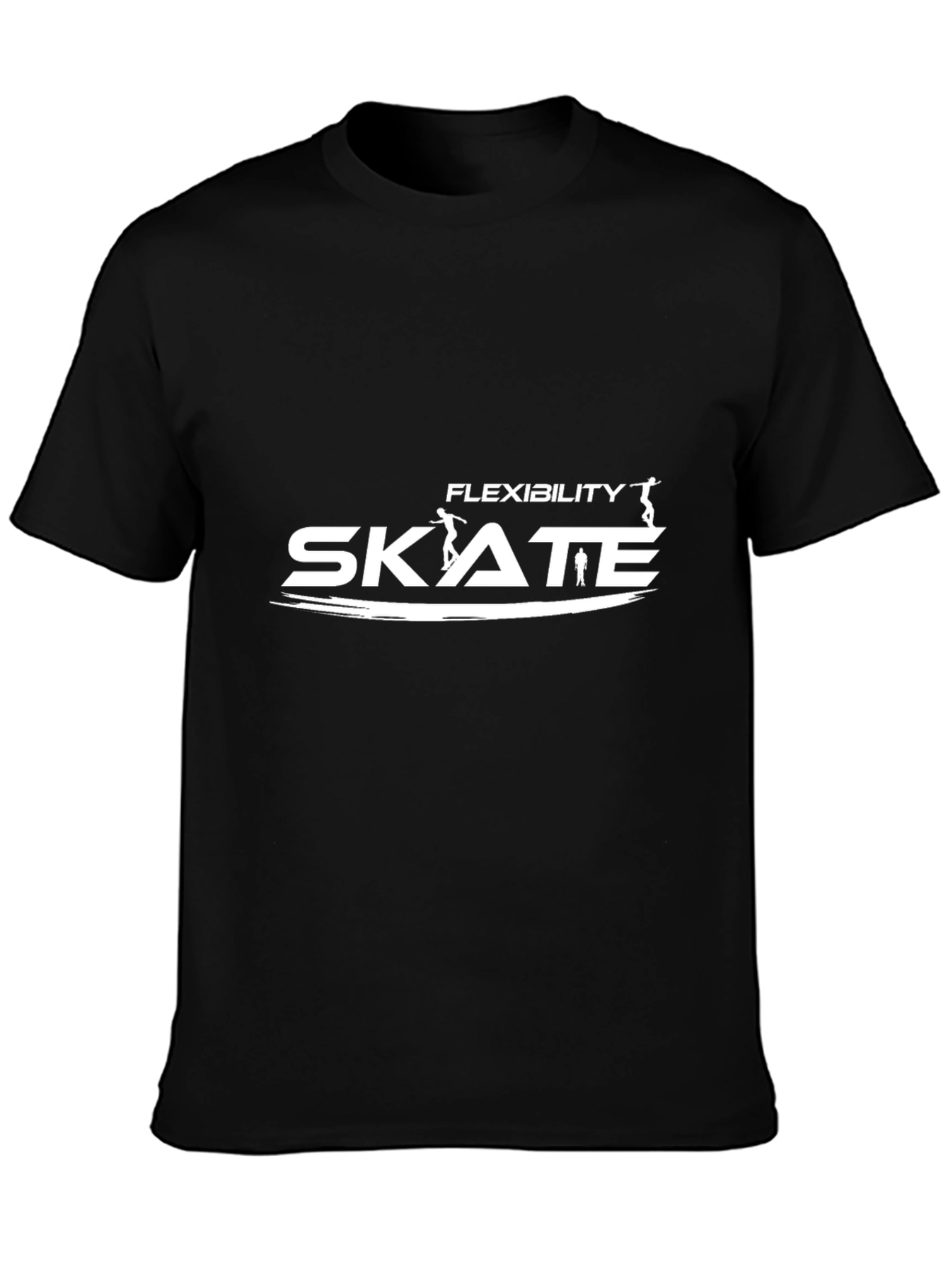 Skate Flexibility Graphic Tee - Black