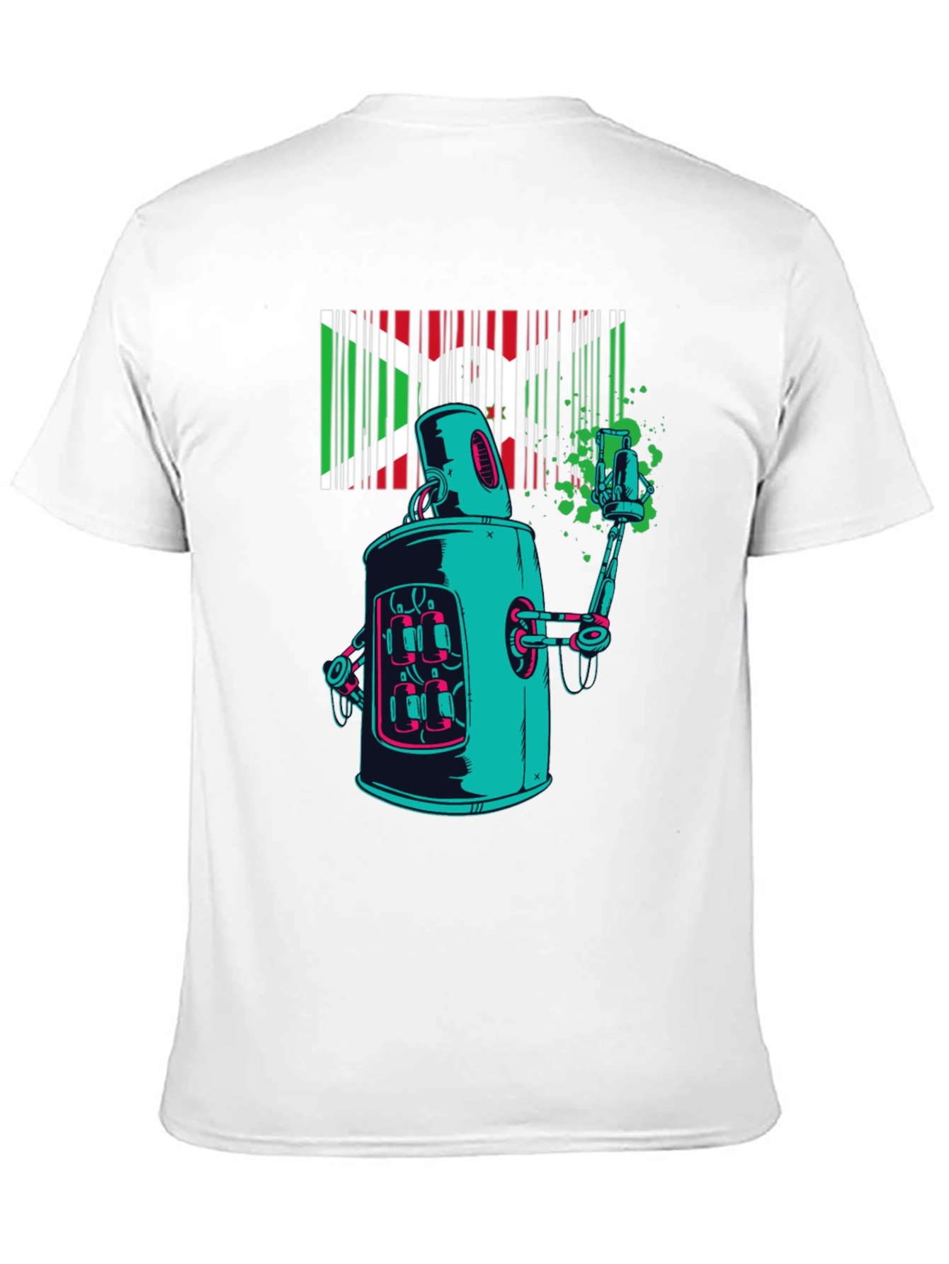 Robot Art T-Shirt - Unique Graphic Tee